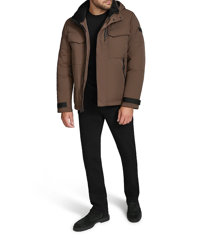 Andrew Marc Sport Gawler Hooded Utility Jacket