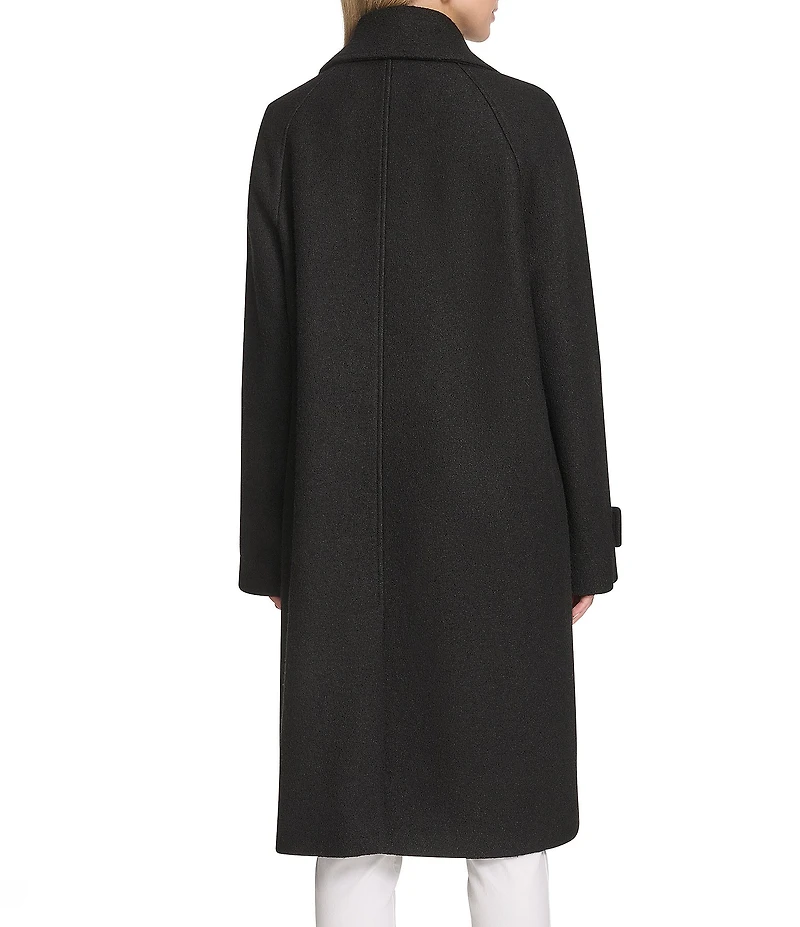 Andrew Marc Sport Jupiter Wool Blend Point Collar Balmacaan Coat
