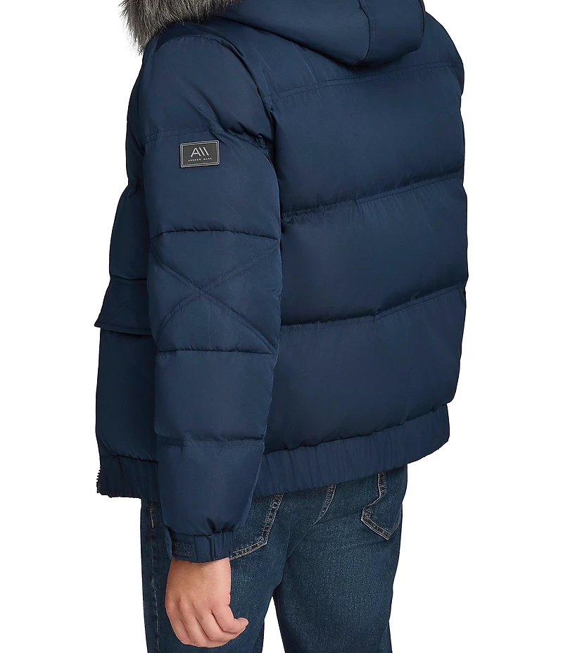 Andrew Marc Sport Lithgow Bomber Puffer Ski Jacket