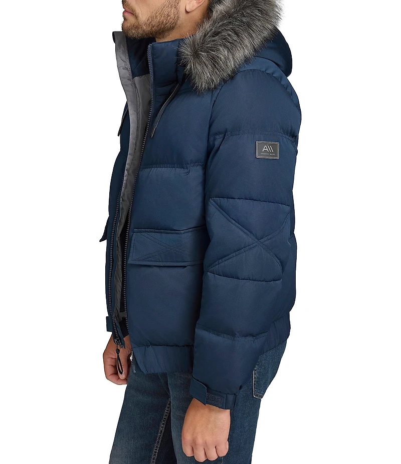 Andrew Marc Sport Lithgow Bomber Puffer Ski Jacket