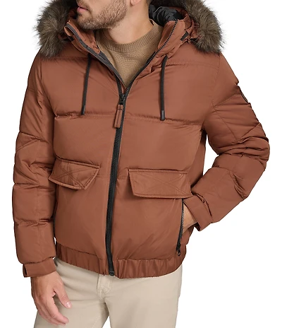 Andrew Marc Sport Lithgow Bomber Puffer Ski Jacket