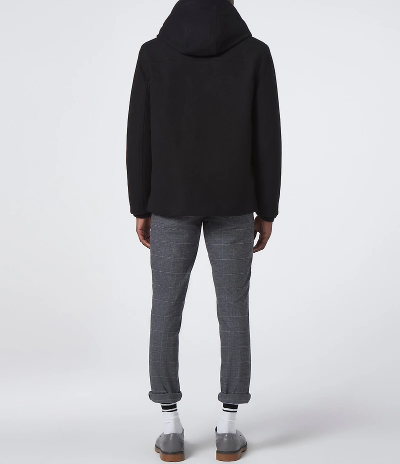 Andrew Marc Sport Palmer Long Sleeve Wool Blend Bomber Jacket