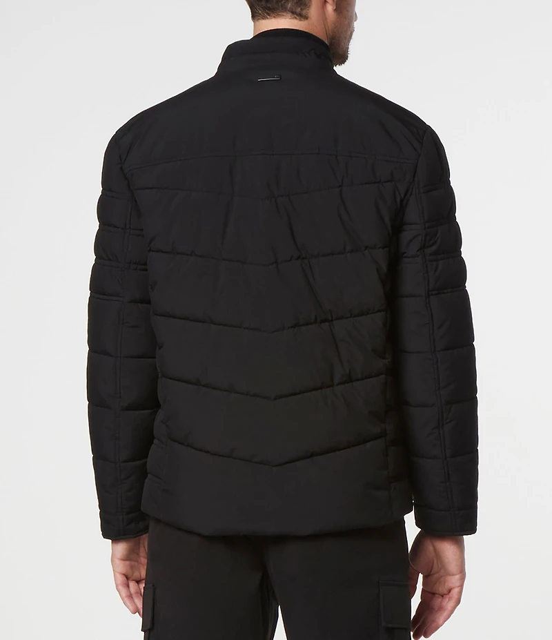 Andrew Marc Sport Winslow Quilted Moto Jacket