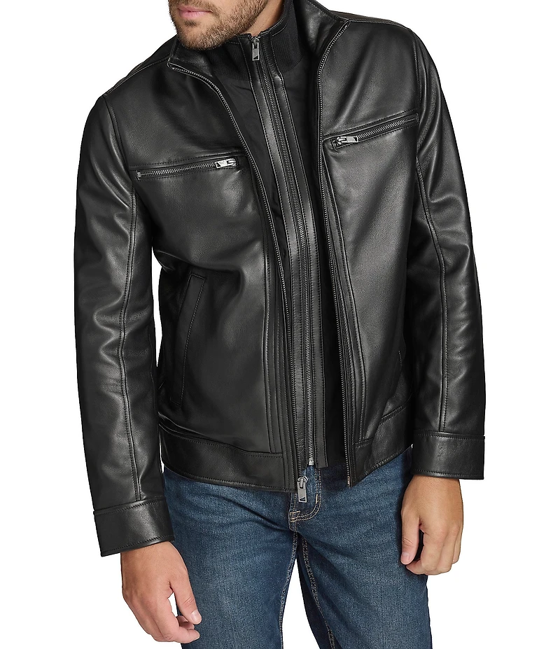 Andrew Marc Sport Winton Leather Jacket