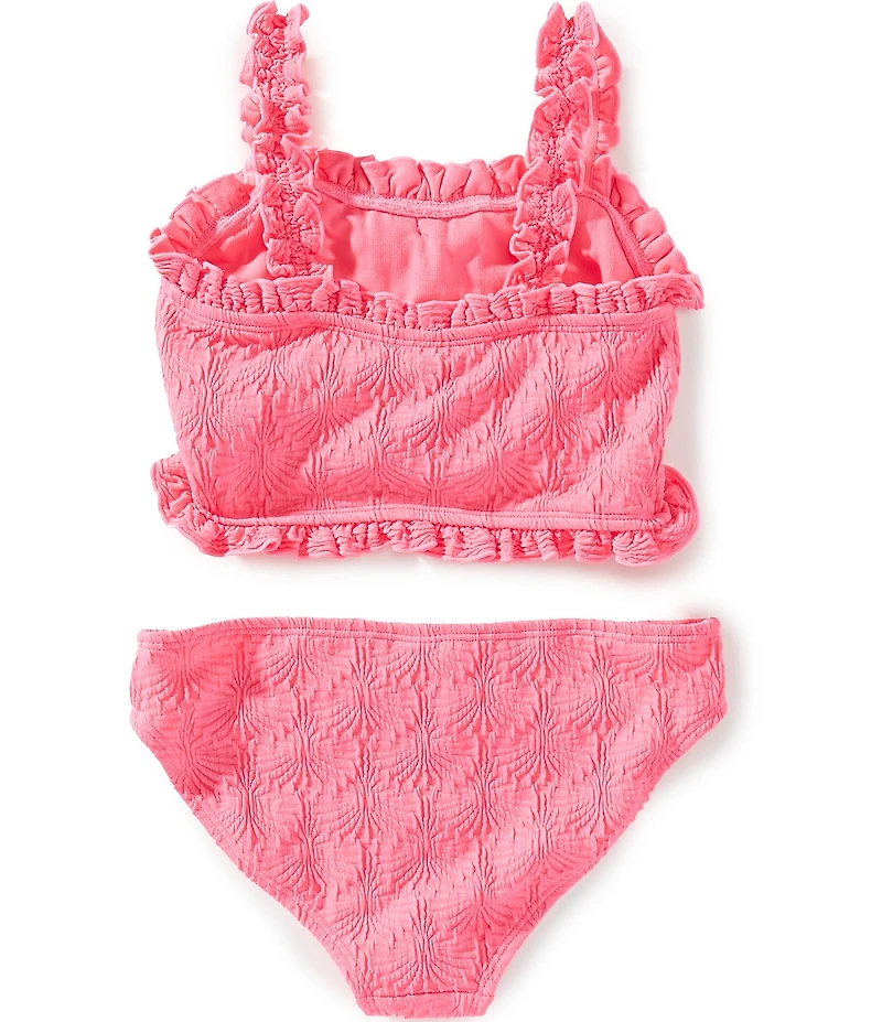 Angel Beach Girls Allover Popcorn Print Tankini Top & Bottom Two-Piece Set