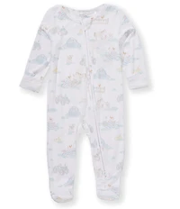Angel Dear Baby Boys Bamboo Animal Party Print Footie Coverall