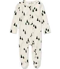 Angel Dear Baby Boys Long-Sleeve Tiny Forest Printed Footie Coverall
