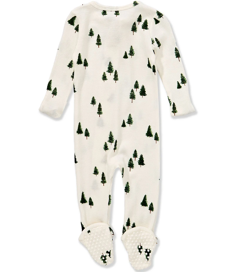 Angel Dear Baby Boys Long-Sleeve Tiny Forest Printed Footie Coverall