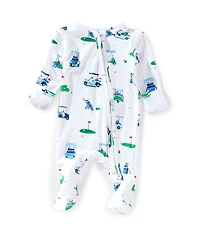 Angel Dear Baby Boys Long Sleeve Golf Cart Footie Coverall