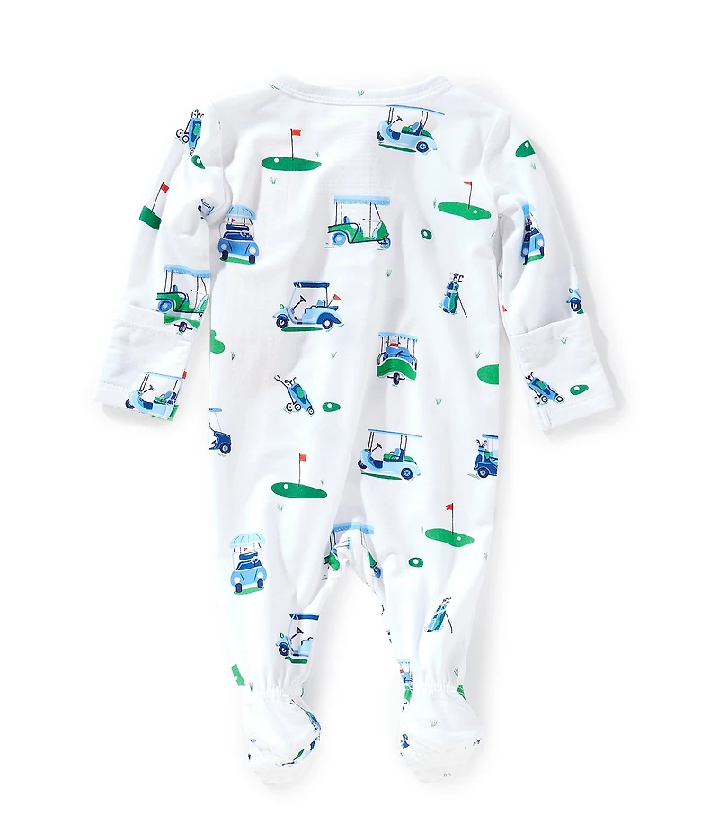 Angel Dear Baby Boys Long Sleeve Golf Cart Footie Coverall