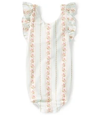 Angel Dear Baby Girls Antoinette Stripe Sunsuit