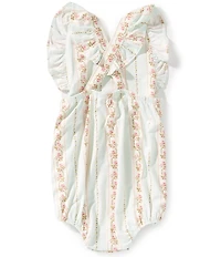 Angel Dear Baby Girls Antoinette Stripe Sunsuit