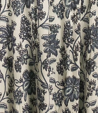 Angie Floral Print Smocked Bodice Spaghetti Strap High-Low Maxi Dress