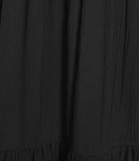 Angie Pleated Tiered Midi Skirt