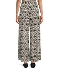 Angie Printed Drawstring Wide Leg Pant