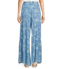 Angie Printed Tiered Wide Leg Pants