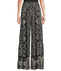 Angie Printed Tiered Wide Leg Pants