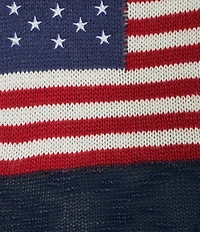 Angie Sleeveless American Flag Scoop Neck Tank Top