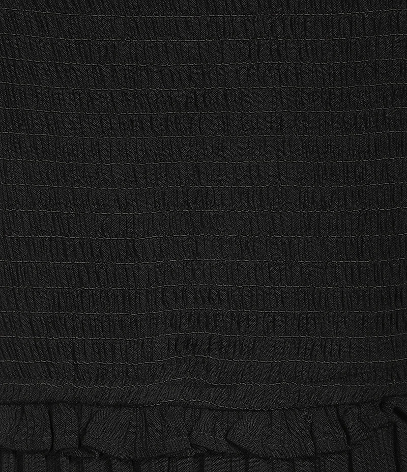 Angie Smocked Bodice Tiered Midi Dress