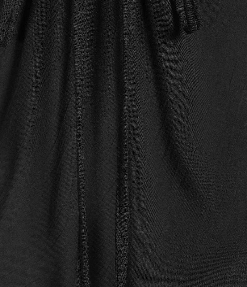 Angie Square Neck Lace Up Back Front Slit Long Dress