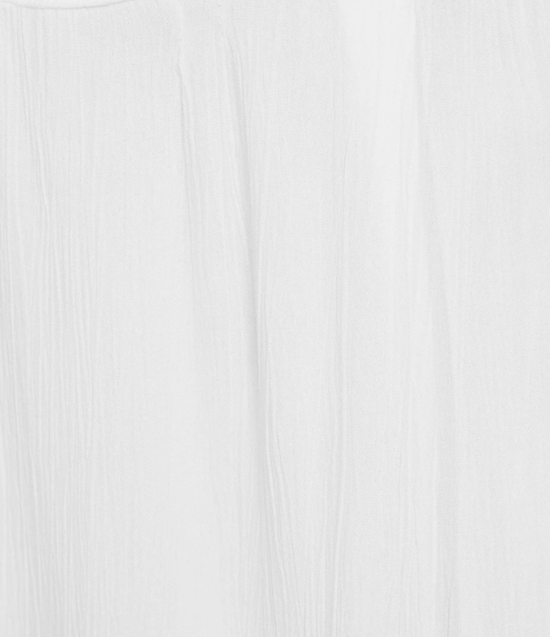 Angie U-Neckline Short Sleeve Empire Midi Dress