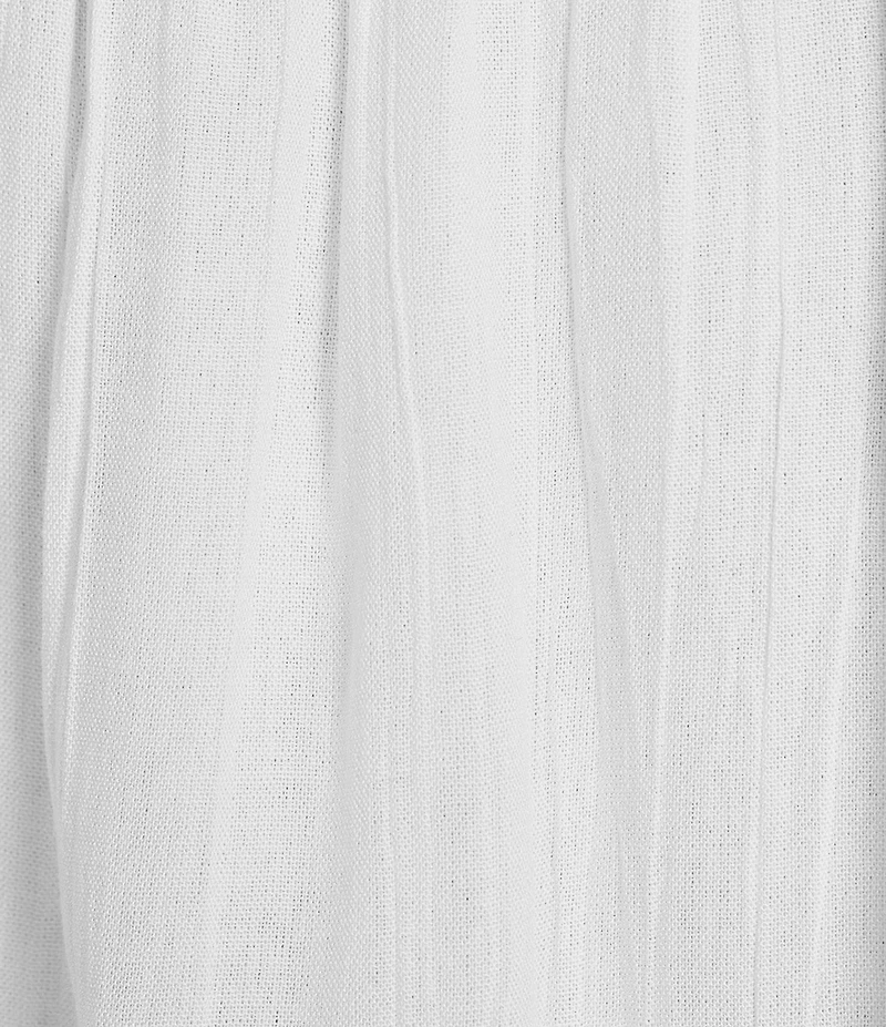 Angie V-Neck Lace Trim Babydoll Top