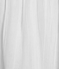 Angie V-Neck Lace Trim Babydoll Top