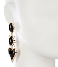Anna & Ava 3 Stone Linear Earrings