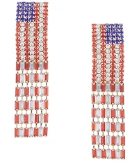 Anna & Ava Americana Flag Drop Earrings