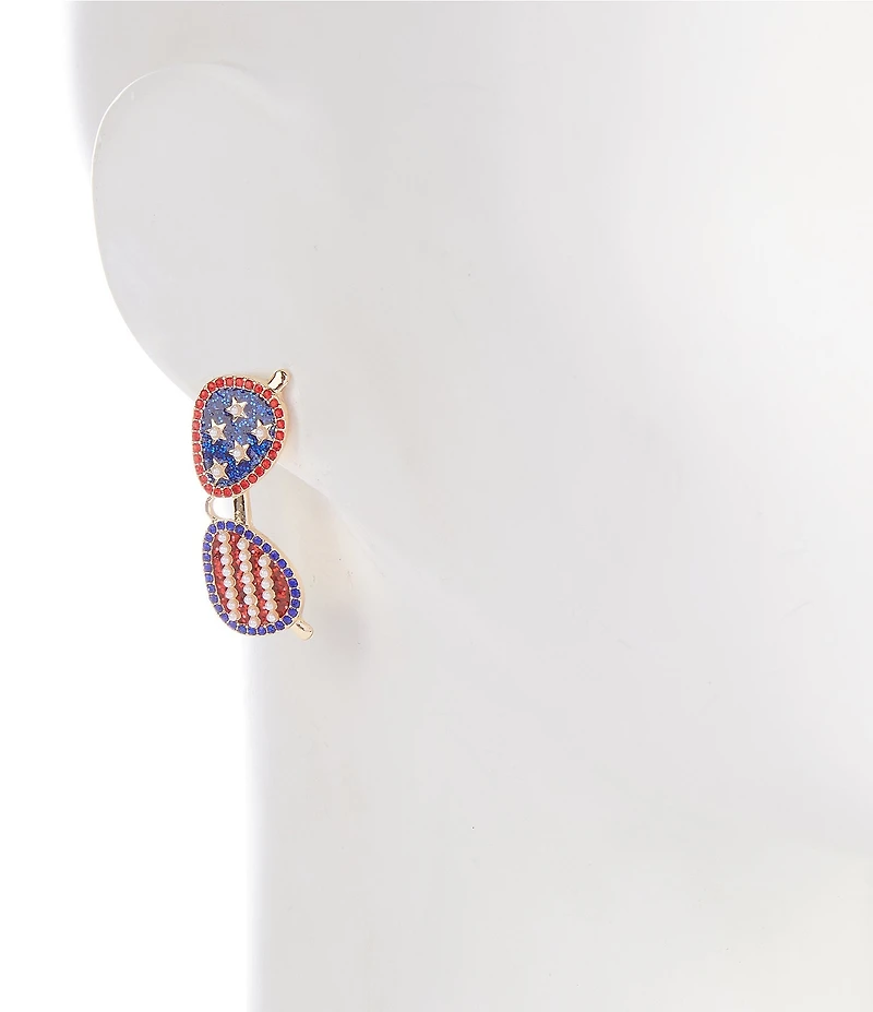 Anna & Ava Americana Sunglasses Drop Earrings