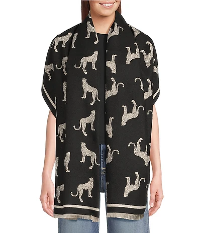 Anna & Ava Animal Print Scarf Wrap