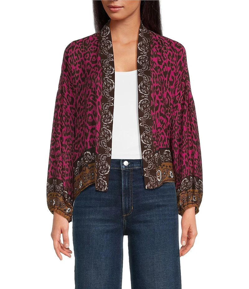 Anna & Ava Animal Western Print Kimono