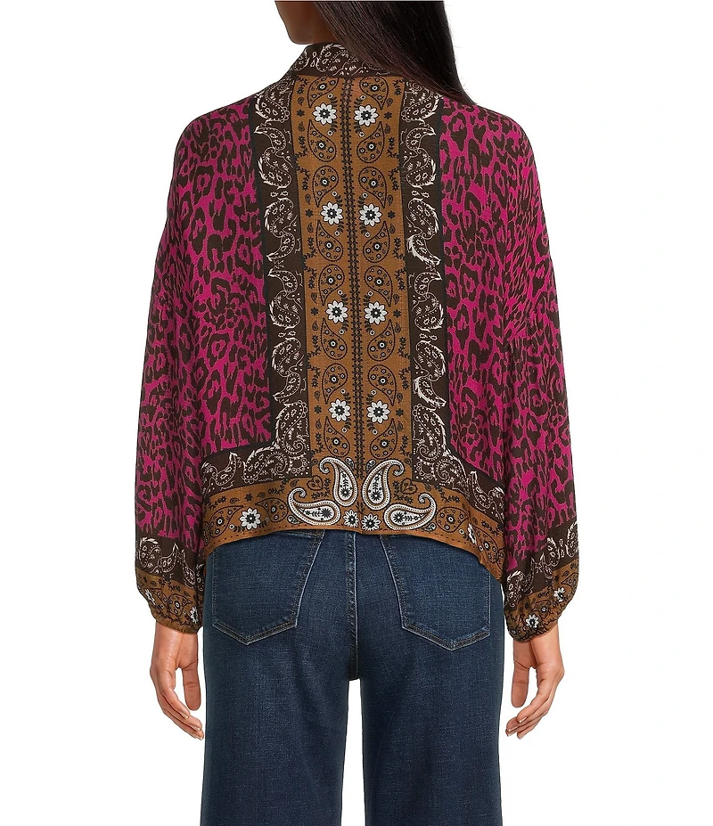 Anna & Ava Animal Western Print Kimono