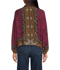 Anna & Ava Animal Western Print Kimono