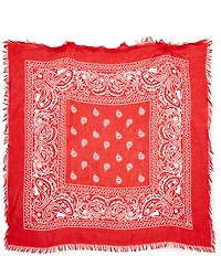 Anna & Ava Bandana Fringe Square Scarf
