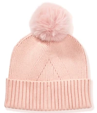 Anna & Ava Basic Knit Beanie with Pom