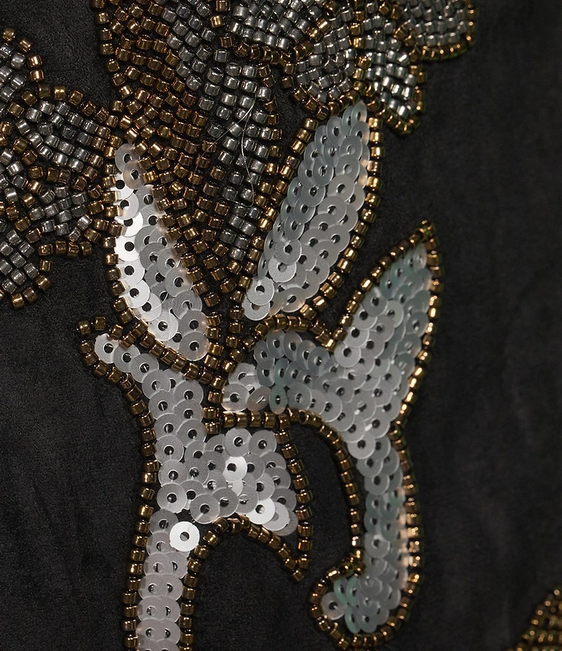 Anna & Ava Beaded Vest with Studs