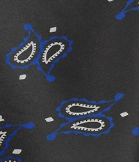 Anna & Ava Black and Blue Fringe Scarf Wrap