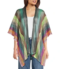 Anna & Ava Bright Crochet Open Poncho