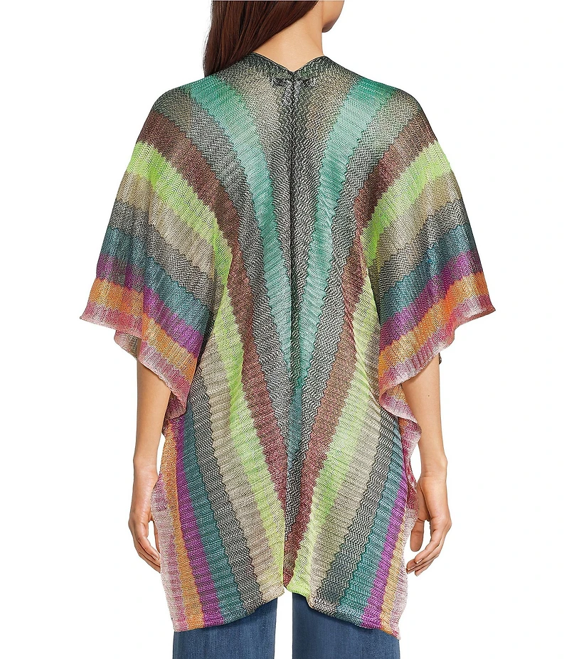 Anna & Ava Bright Crochet Open Poncho