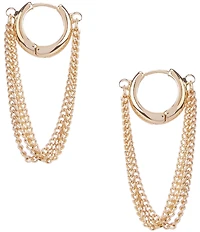Anna & Ava Chain Hoop Earrings