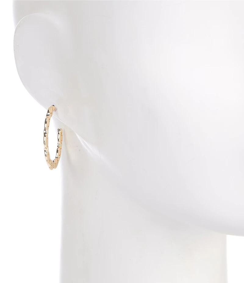 Anna & Ava Chain Hoop Earrings