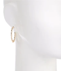 Anna & Ava Chain Hoop Earrings