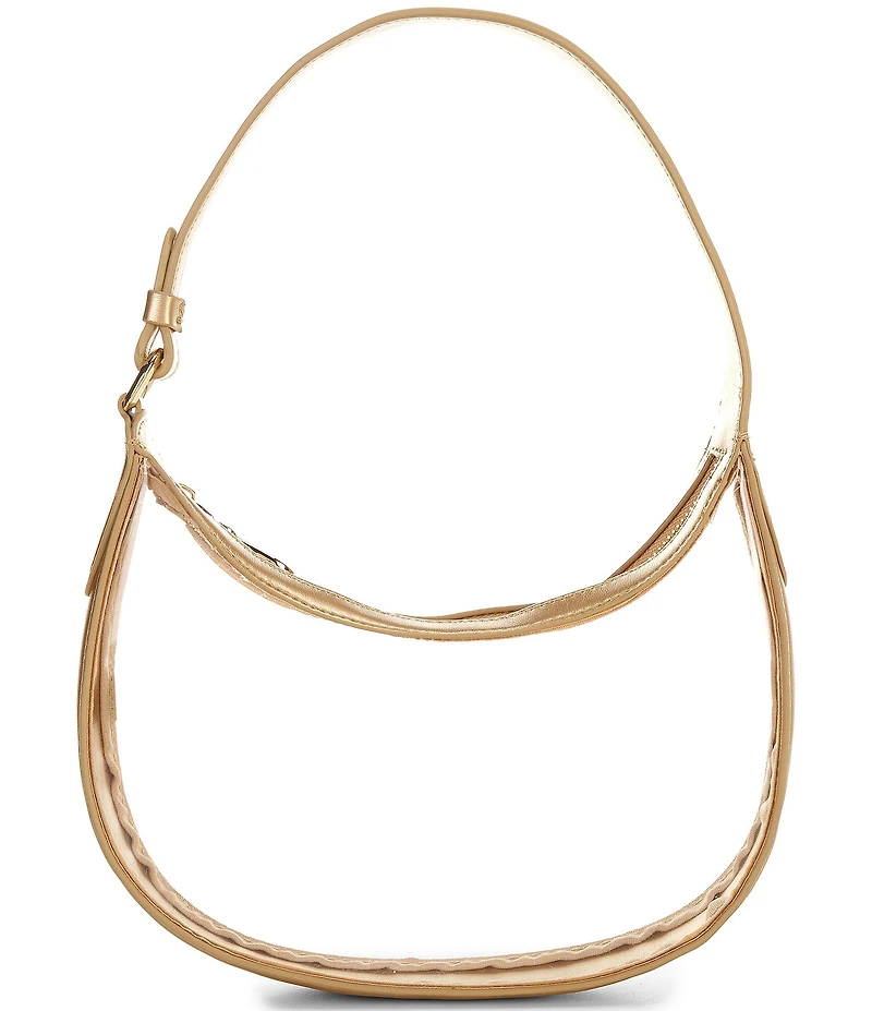 Anna & Ava Clear Crescent Mini Hobo Bag