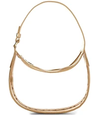 Anna & Ava Clear Crescent Mini Hobo Bag