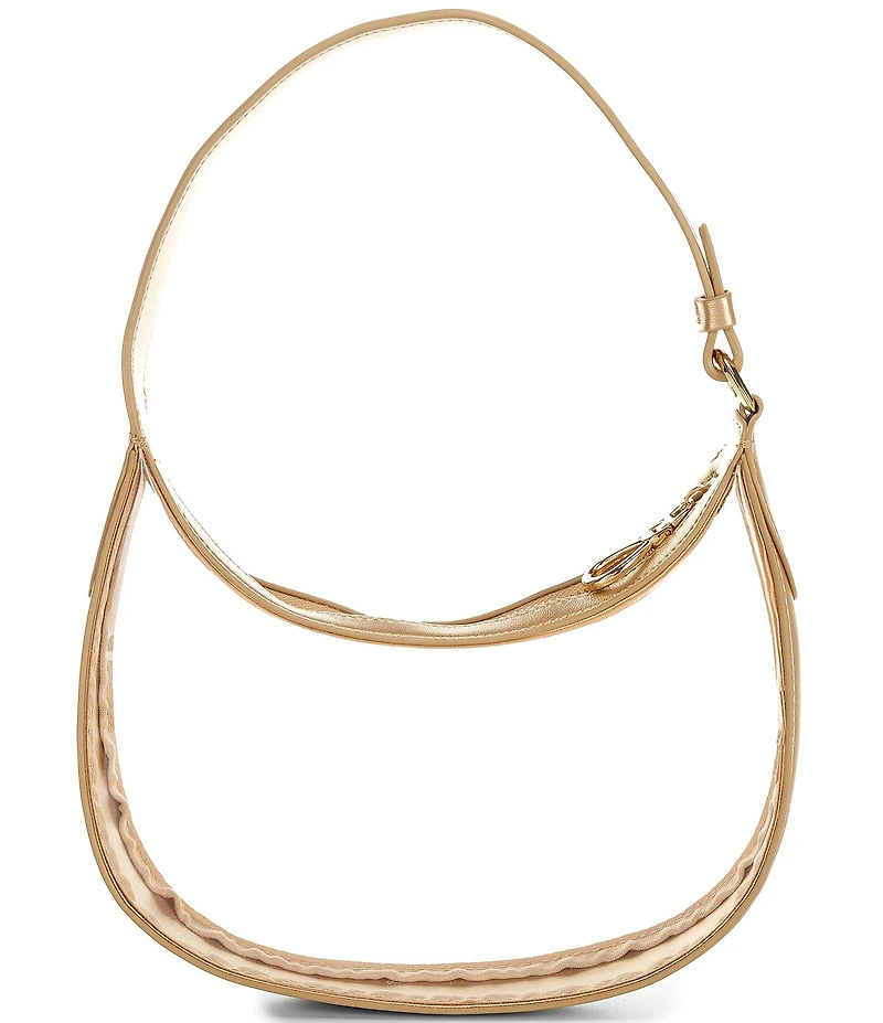 Anna & Ava Clear Crescent Mini Hobo Bag