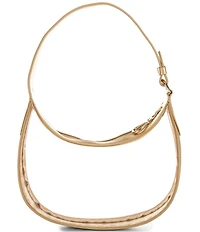Anna & Ava Clear Crescent Mini Hobo Bag