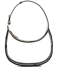 Anna & Ava Clear Crescent Mini Hobo Bag