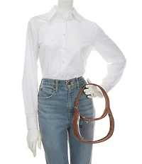 Anna & Ava Clear Crescent Mini Hobo Bag