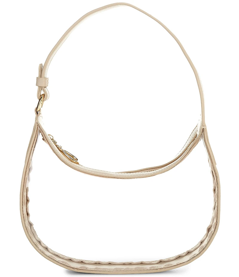 Anna & Ava Clear Crescent Mini Hobo Bag